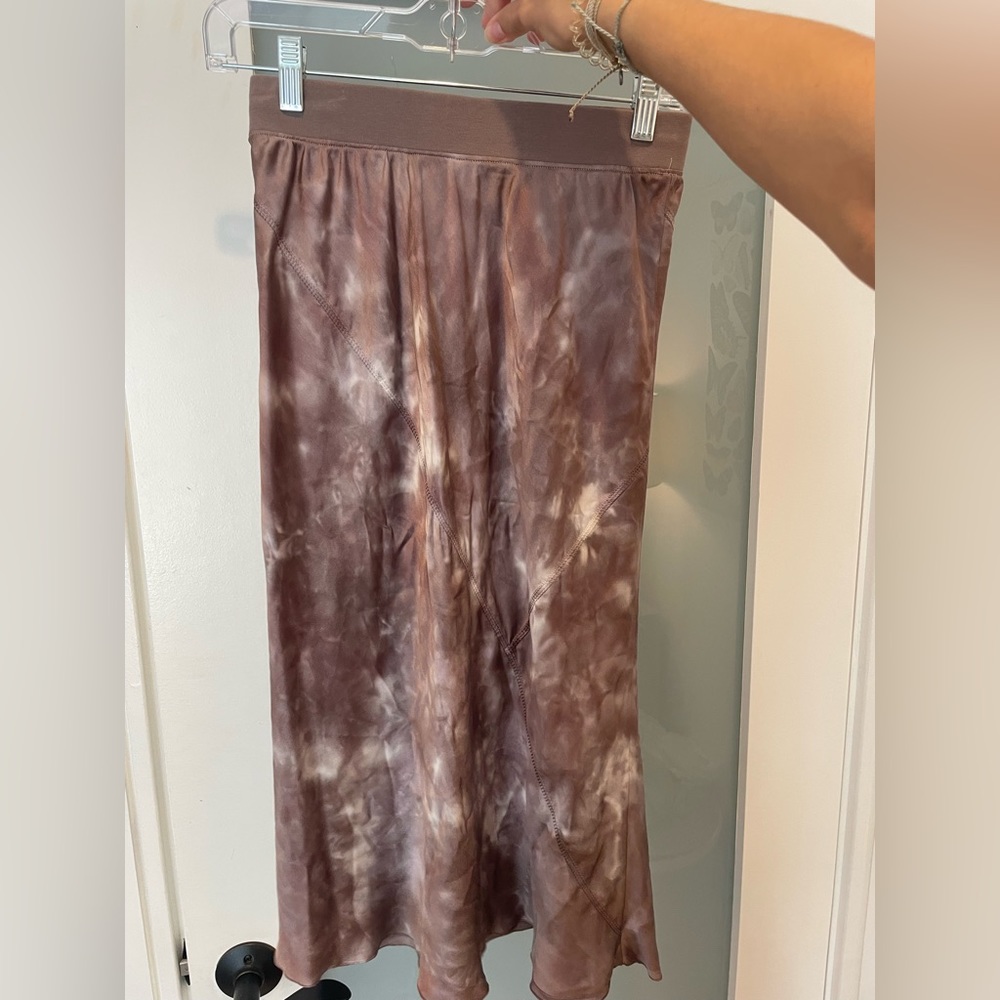 BRAND NEW WITH TAGS 🏷️ purple silk midi skirt from ATM 💜💜💜💜💜
